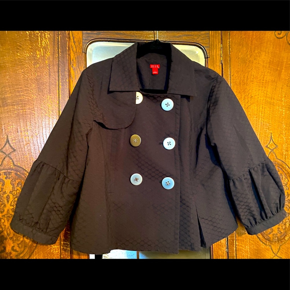 Elle Cropped Peacoat
